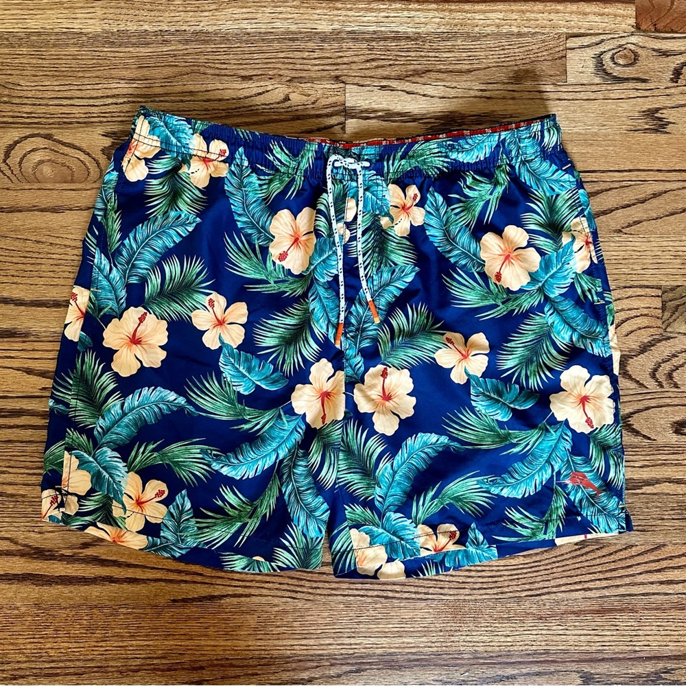Tommy Bahama Floral Men’s Swim Trunks Size XL